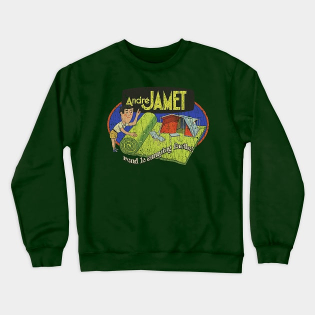 André Jamet Rend Le Camping Facile! 1929 Crewneck Sweatshirt by JCD666